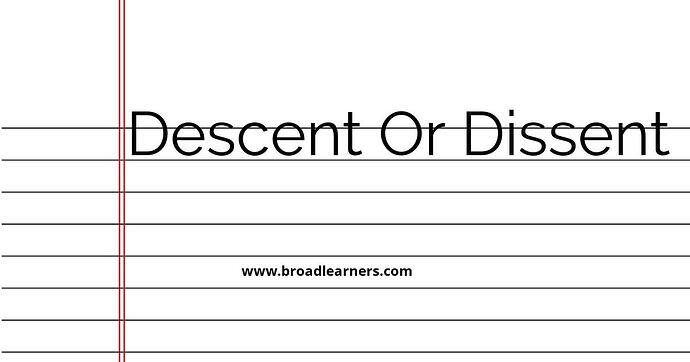 descent-or-dissent-common-grammar-mistake