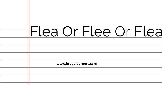 flea-or-flee-or-flea-common-grammar-mistake