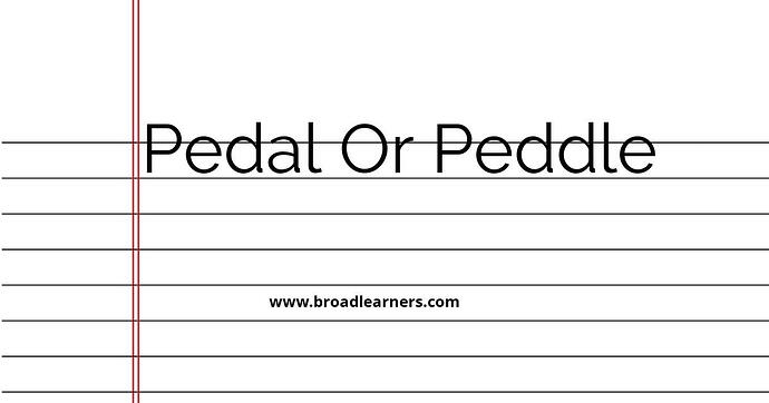 pedal-or-peddle-common-grammar-mistake