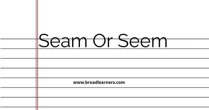 seam-or-seem-common-grammar-mistake