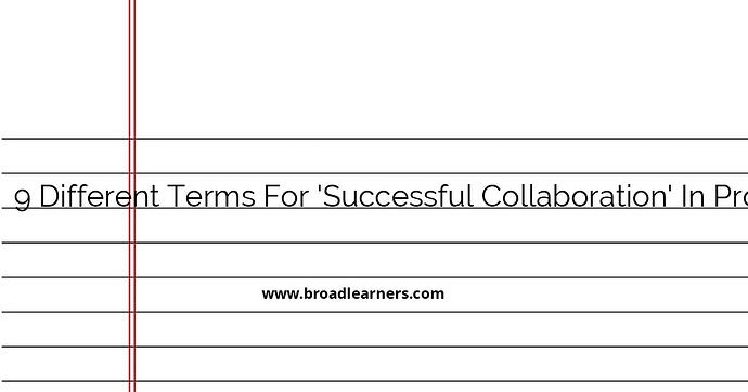 9-different-terms-for-successful-collaboration-in-professional-language