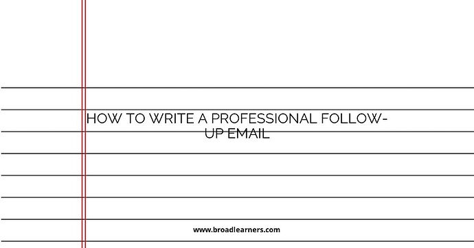 how-to-write-a-professional-follow-up-email